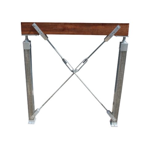 metal cross bracket|cross bracing with turnbuckle length.